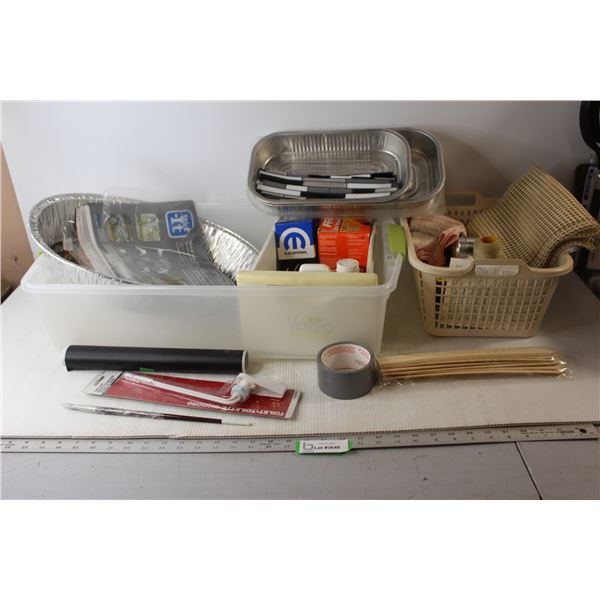 Tin Pans, Cooking Timer, Protective Vinyl (Black), Misc.