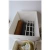 Image 2 : (4) Storage Containers, Mesh Net, Assorted Tools & Screws