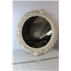 Image 1 : Seashell Framed Mirror - 24 1/2" Diameter