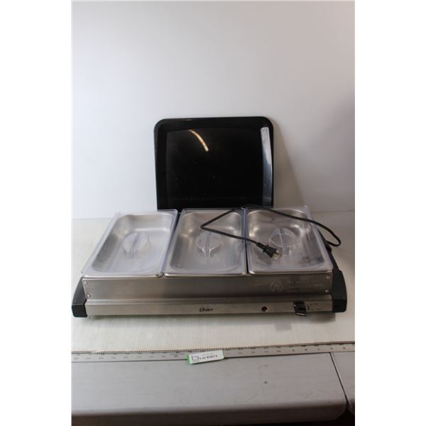 Plate, Oster Buffet Server - Untested