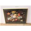 Image 1 : * Flower Picture in frame - 30 1/2" x 24 1/2"