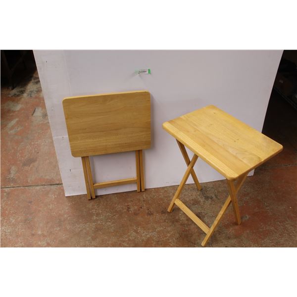 *(2) Folding TV Trays