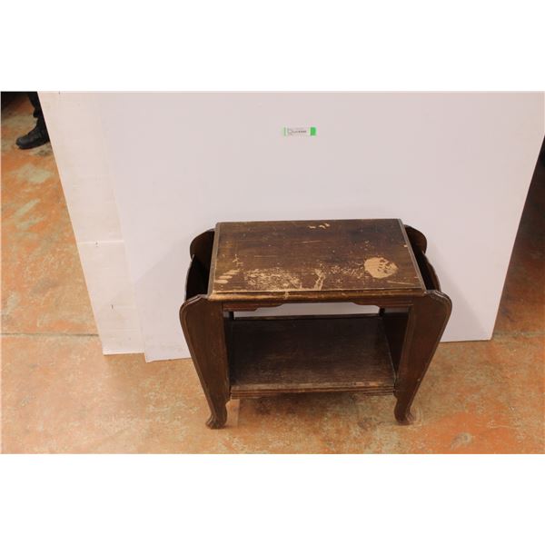 *Wood Magazine Holder - 22"H x 27" x 13"