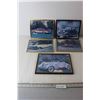 Image 1 : (5) Pictures of Cars in Frames - All 8" x 10"