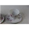 Image 4 : (5) Tea Cup & Saucer Sets - Royal Standard, Castle China