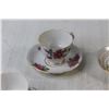 Image 2 : (5) Tea Cup & Saucer Sets - Duchess, Rosina
