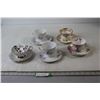 Image 1 : (5) Tea Cup & Saucer Sets - Royal Mayfair, Royal Albert