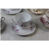 Image 4 : (5) Tea Cup & Saucer Sets - Royal Mayfair, Royal Albert