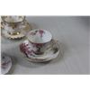 Image 6 : (5) Tea Cup & Saucer Sets - Royal Mayfair, Royal Albert