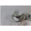 Image 2 : (5) Tea Cup & Saucer Sets - Crstle China, Westville