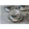 Image 6 : (5) Tea Cup & Saucer Sets - Crstle China, Westville