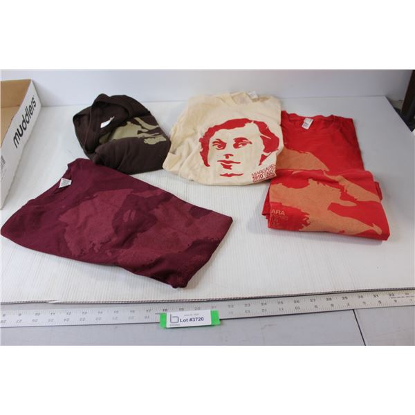 Small American Apparel Shirt, (2) Large American Apparel Shirts, XL American Apparel Shirt