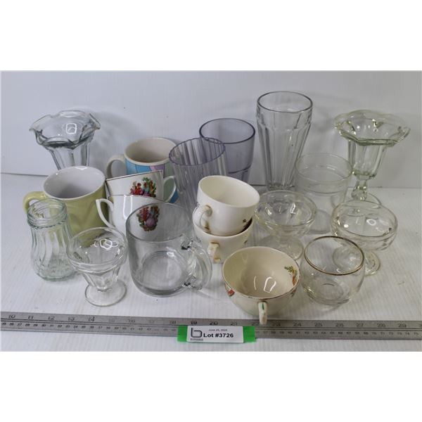 Assorted Cups - Glasses