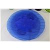 Image 2 : Blue Plate - Blue Glasses - Green Bowl - Green Vase/Dish