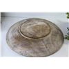 Image 6 : Metal Box Shelf - Large Carved Wooden Bowl/Dish - Faux Plant in Plastic Pot - Divided Platter (has c