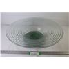 Image 1 : Large Green Glass Dish (19" wide)