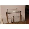 Image 2 : *(3) Matching Metal & Glass End Tables
