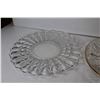 Image 5 : (3) Large Glass Plates - (3) Small Divided Plates