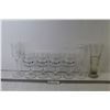Image 1 : Glass Vase - (4) Irish Coffee Glasses - (2) Glasses