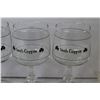 Image 2 : Glass Vase - (4) Irish Coffee Glasses - (2) Glasses