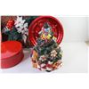 Image 2 : Christmas in June - Trays - Tins - Wicker Table Display - Christmas Tree Cookie Jar