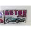 Image 2 : (2) Tin Car Signs - Aston - Maserati (NEW)