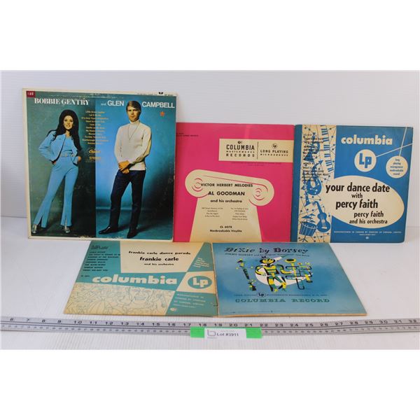 (5) Records: Percy Faith, Bobbie Gentry, Frankie Carle, Al Goodman (Has Smell)