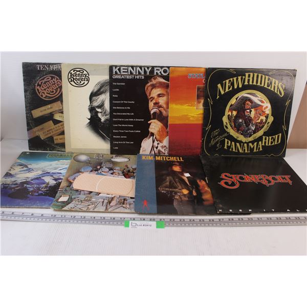 (9) Records: Kenny Rogers, John Denver, Kim Mitchell, Misc. (Has Smoke Smell)