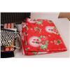 Image 4 : Roaster Pan w/Grill, Christmas Tablecloth, (12+) Gift Bags (Various Sizes)