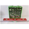 Image 1 : Shop Parts Organizer w/Contents - 13"x13"x6.5" & Level