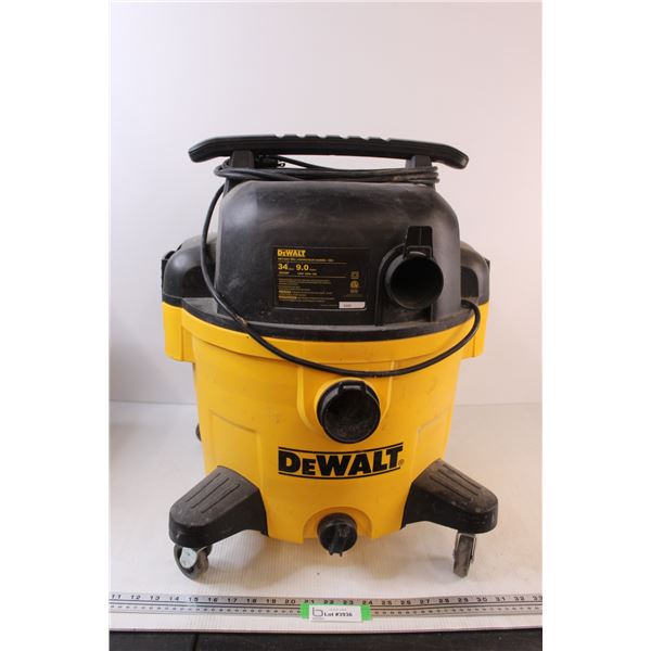 *DeWalt Wet/Dry Shop Vac - 34L/9Gallons - Untested, As Is