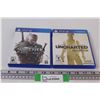 Image 1 : (2) PlayStation 4 Video Games: Witcher & Uncharted