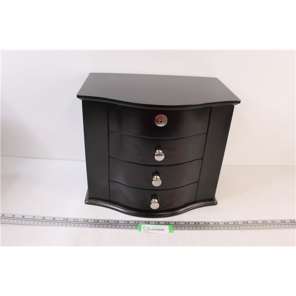 Locking Jewelry Box w/Keys w/Contents