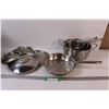 Image 1 : Paderno Canada Cooking Set: (3) Pots & (1) Frying Pan w/Lids