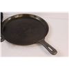Image 4 : (3) Cast Iron Frying Pans - Freshly Oiled