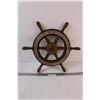 Image 1 : Ships Wheel Wall Decor - 17" Tall