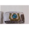 Image 3 : (2) Horseshoe Belt Buckles