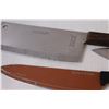 Image 2 : (4) Kitchen Knives: Cleaver & (3) Standard Knives