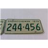 Image 3 : Pair of Vintage Saskatchewan License Plates - 1970