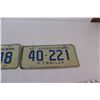Image 3 : (2) Vintage Saskatchewan License Plates - 1972 & Trailer Plate