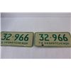 Image 2 : Pair of Vintage Saskatchewan License Plates - 1974