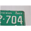 Image 2 : Vintage Saskatchewan License Plate - 1969