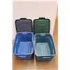 Image 2 : (2) Rubbermaid Totes (14 Gallon) w/Lids