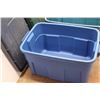 Image 3 : (2) Rubbermaid Totes (14 Gallon) w/Lids