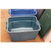 Image 4 : (2) Rubbermaid Totes (14 Gallon) w/Lids