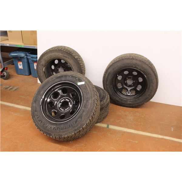 *(4x Bid Price) (4) Cooper Discover 245/65R17 Tires with Steel Rims