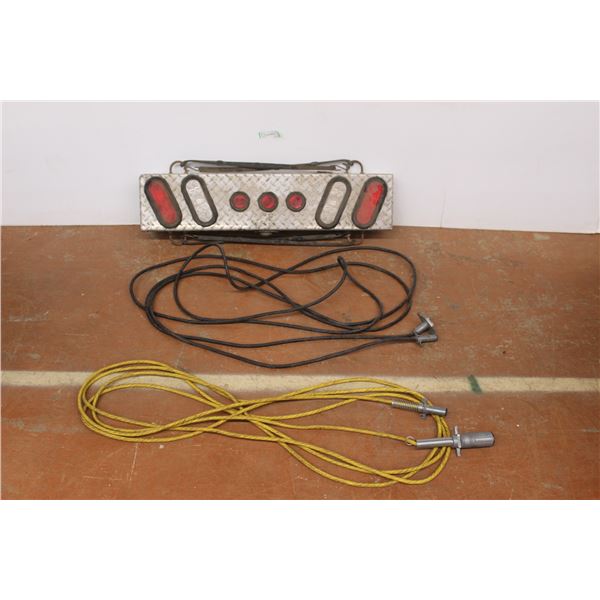 *Automotive Light Bar - Untested, 36" x 8" x 3" W; (2) 25' Long Cords