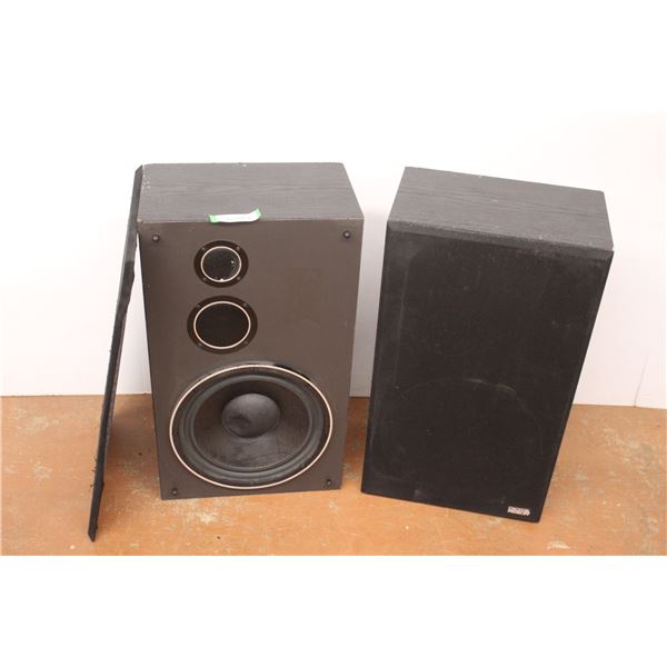 *Pair of Digital Fidelity Speakers - Untested, (1) Measures 25" x 14 3/4" x 10"H