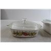 Image 2 : (2) Corningware Casserole Dishes - Small Chip on Smaller Lid