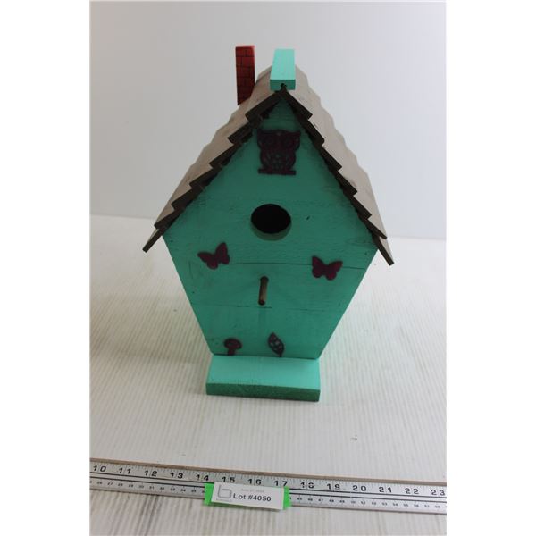 Seafoam Green Birdhouse